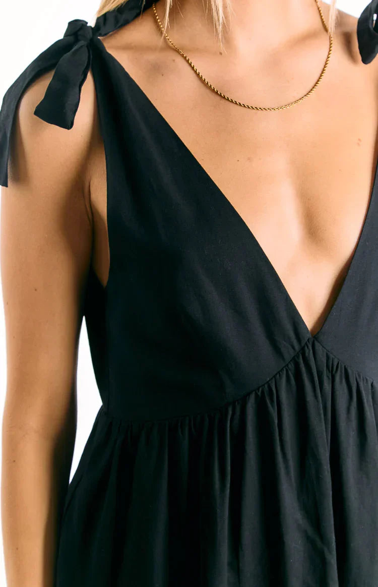 Angel Girl Black Mini Dress