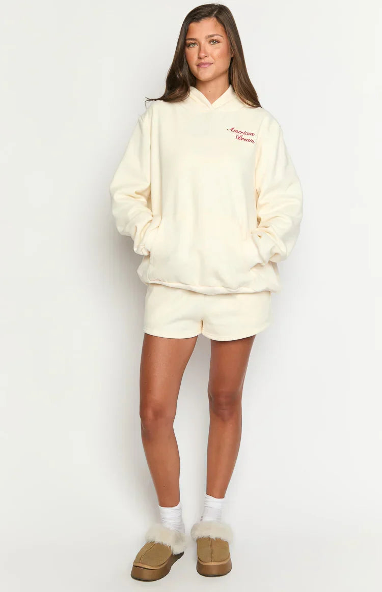 Beginning Cream American Dream Hoodie