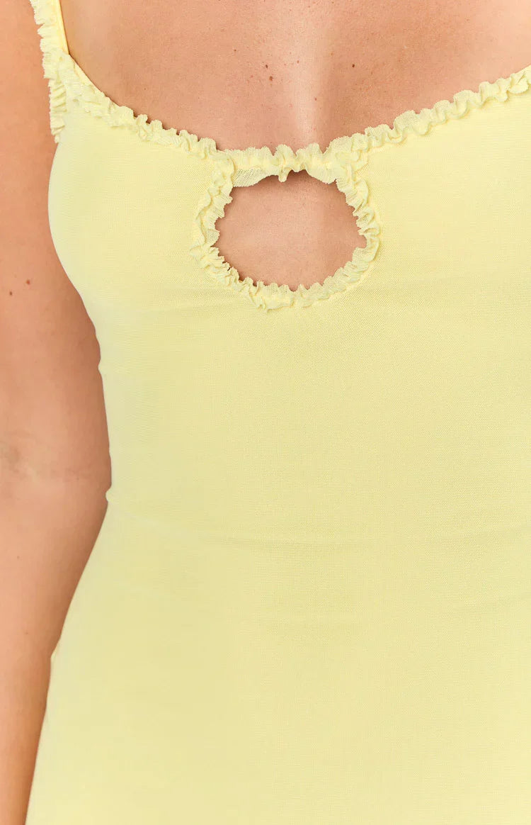 Jorja Yellow Mini Dress