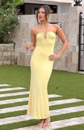 Julie Yellow Maxi Dress