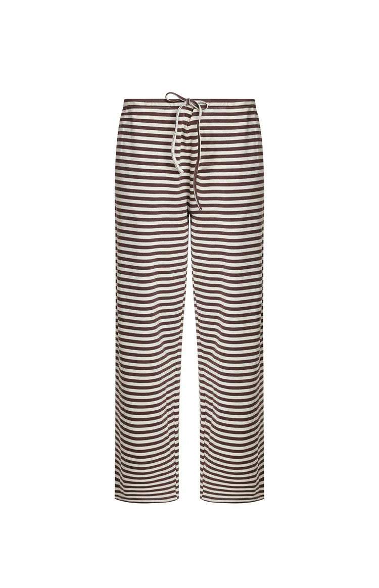 Lioness Bloom Dark Chocolate Stripe Pants