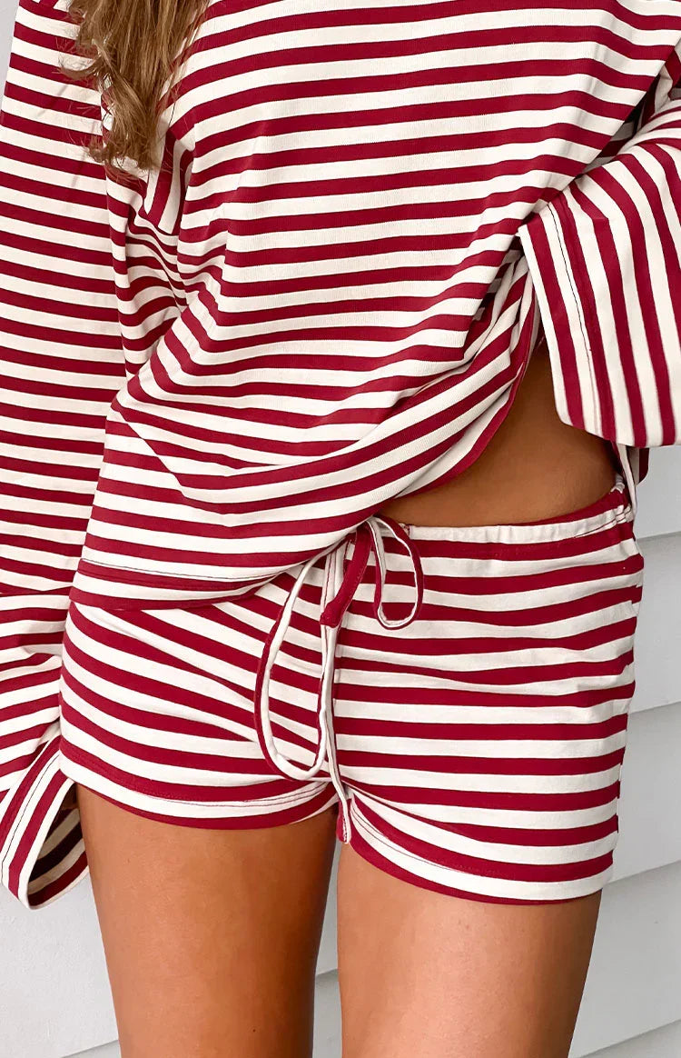 Lioness Kourt Wine Stripe Bloomers