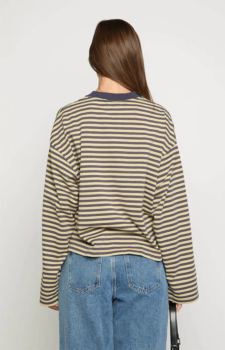 Lioness Bloom Beige Long Sleeve Top