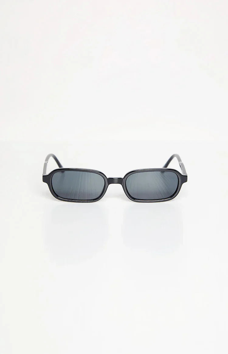 Otra Eyewear Frankie Black Rectangle Sunglasses