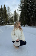 Percy Cream Cable Knit Cardigan