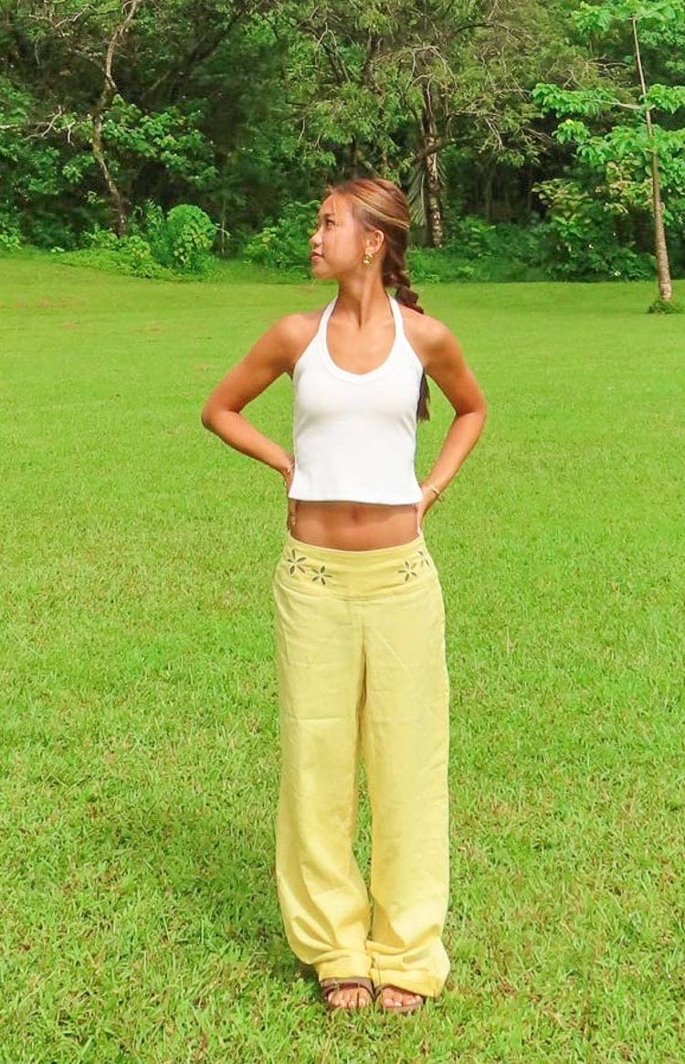 Sawyer White Halter Neck Top