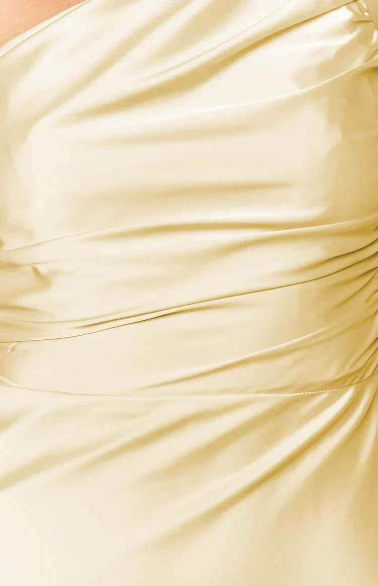 Tina Yellow Formal Maxi Dress